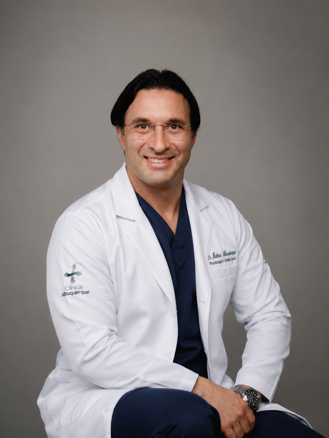 Dr. Mateus Albuquerque em consulta